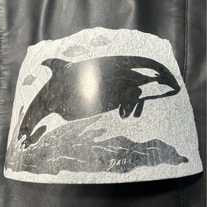 Orca Soapstone Carving collectible by Northern Expressions